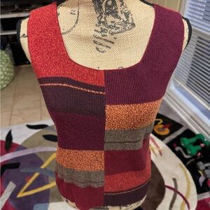 Sigrid Olsen Multicolor Tank Top size Medium